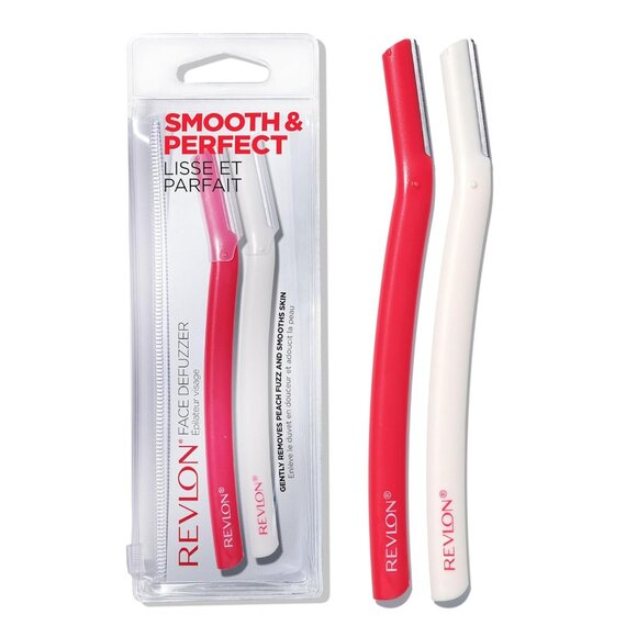revlon face defuzzer Smooth and perfect disposable facial razor.  This is 2 sets - Picture 1 of 3